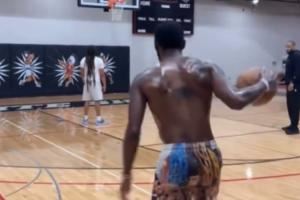 ACL即将痊愈！欧文最新训练视频超远三分哐哐八连中！